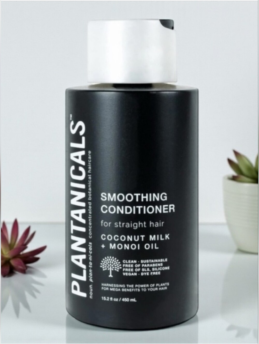 Plantanicals Smoothing Conditioner For Straight Hair (Coconut Milk + Monoi Oil)